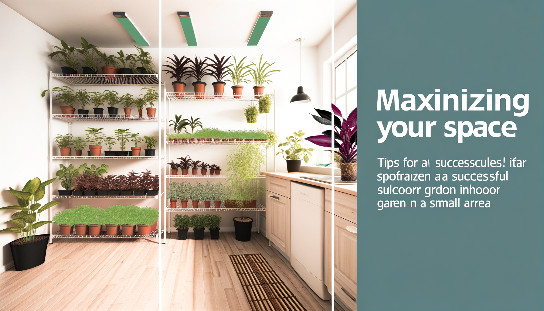 "Inspiration pour maximiser l'espace en aménageant un jardin d'intérieur réussi dans un petit espace."